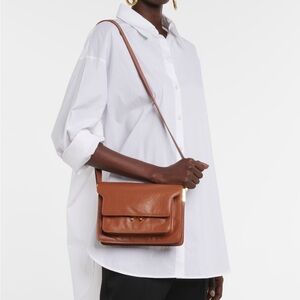 Marni Brown Mini trunk bag